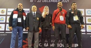 اللاعبة حلا القاضي تضيف ميدالية جديدة لفلسطين في بطولة آسيا للكاراتيه